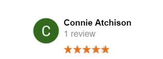 5 star review from Connie Atchison