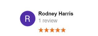 5 star review from Rodney Harris