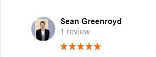 5 star review from Sean Greenroyd